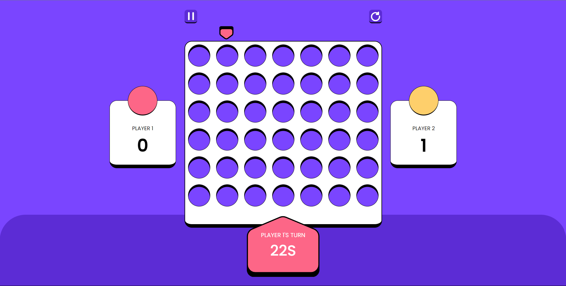 connect four game screenshot